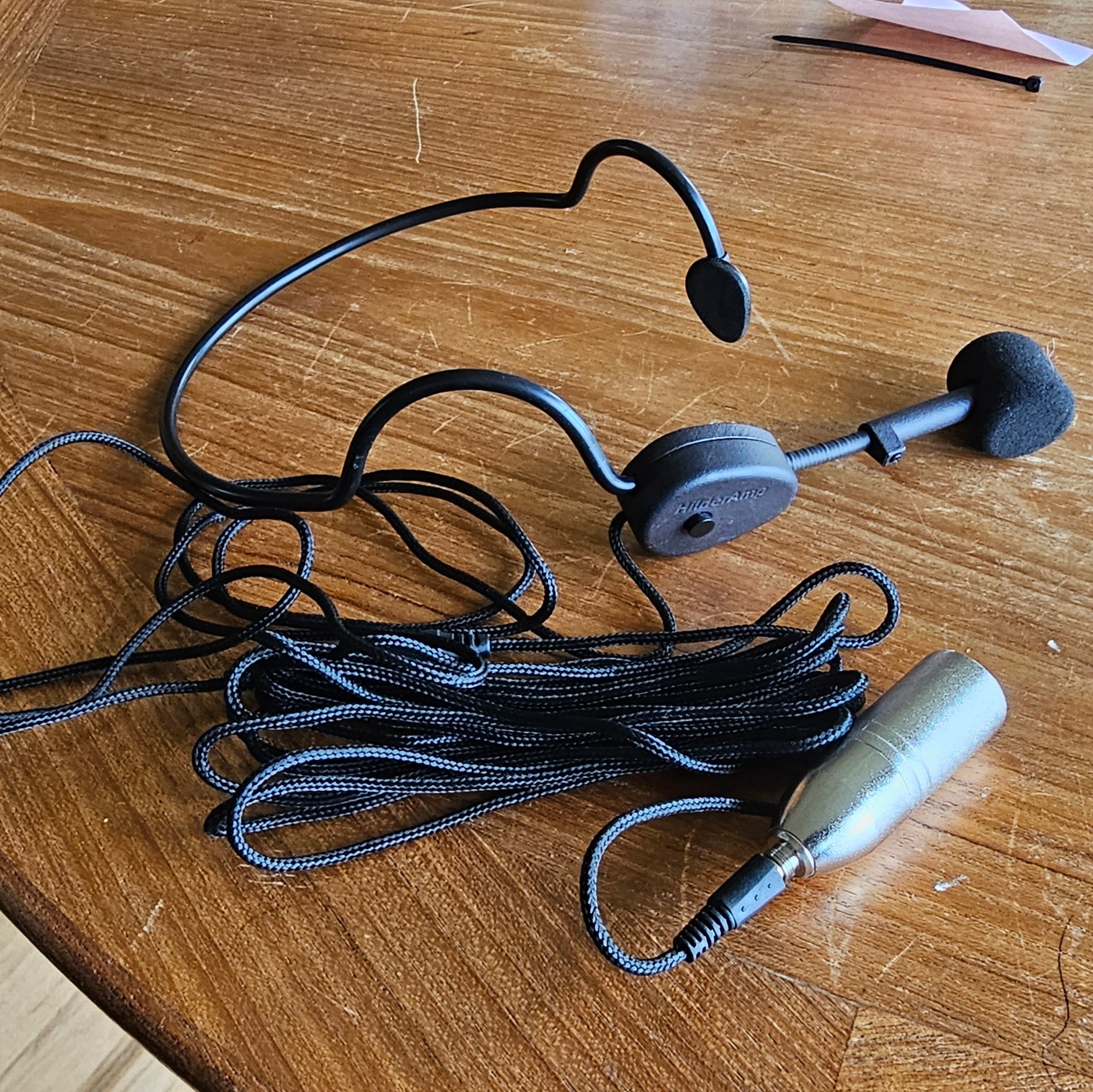 HilderAmp™ Headset Mic with mute- Phantom Powered
