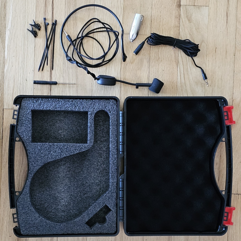 HilderAmp™ Headset Mic with mute- Phantom Powered