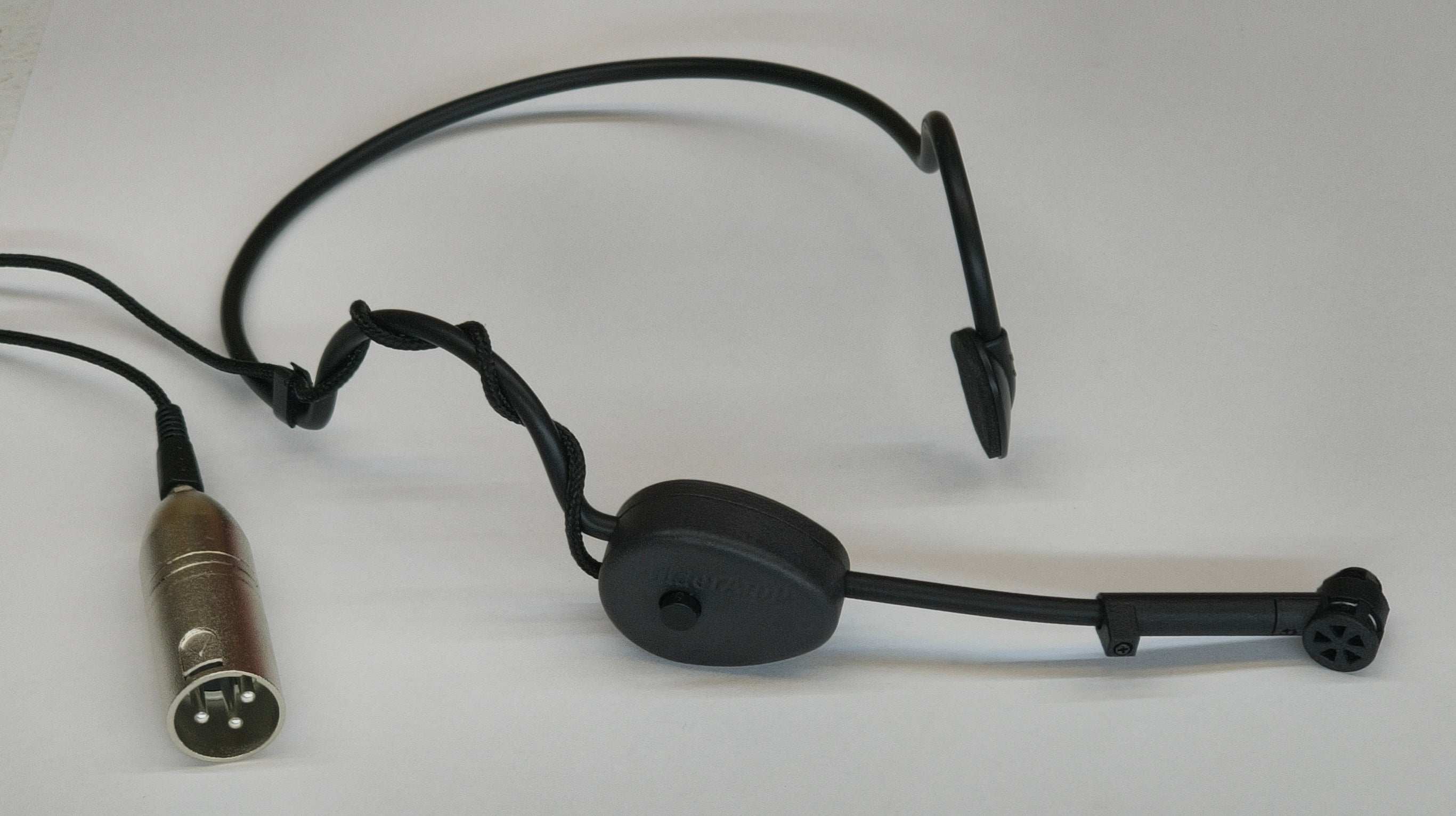 HilderAmp™ Headset Mic with mute- Phantom Powered - Connect directly to Phantom powered XLR input