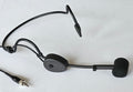 HilderAmp™ Headset Mic with mute- 3.5mm TRS Locking Connector  - Works With Sennheiser Wireless Systems